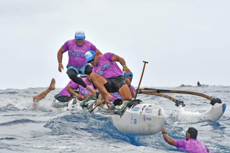 New Zealand’s Makoha won the V6 Round Rarotonga Relay 36km race with a time of 2 hours 57.04 minutes yesterday afternoon. HARVIE ALLISON/23120134